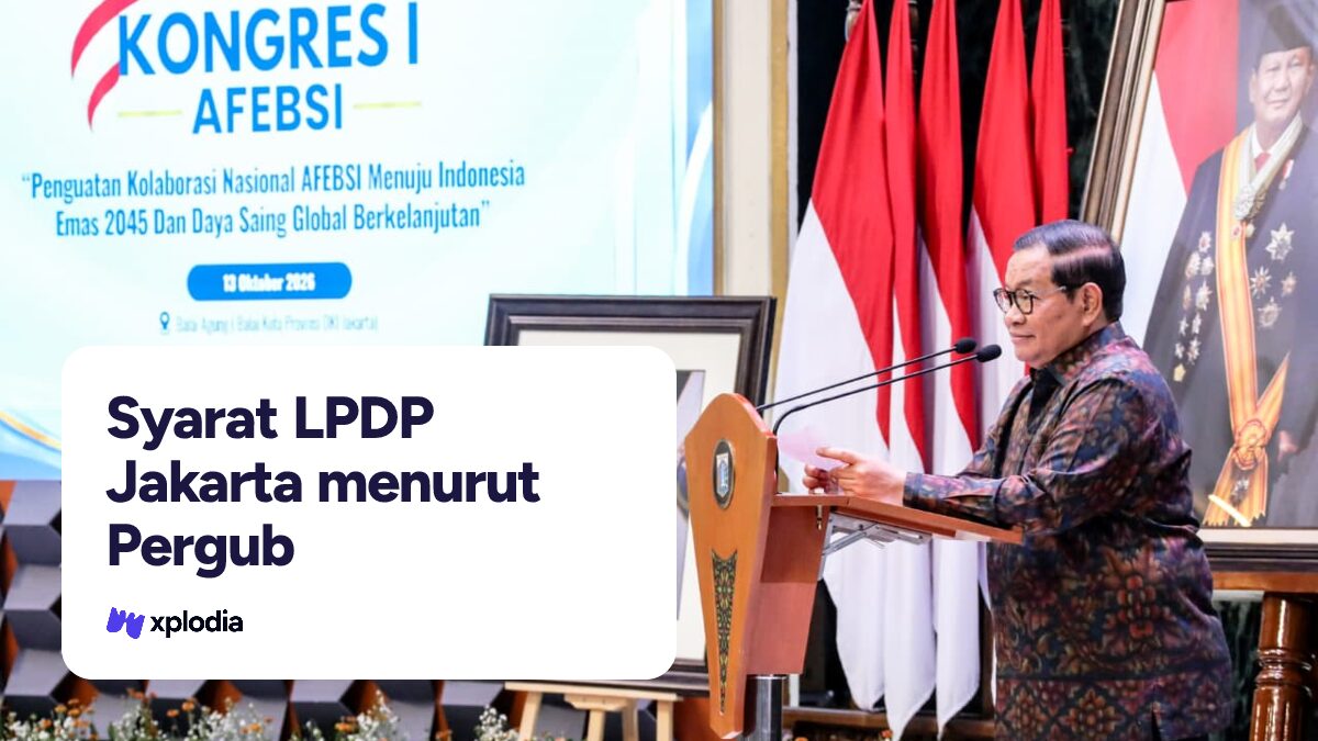 LPDP Jakarta: Isi Pergub 20/2026 dan Syarat Beasiswa S2-S3